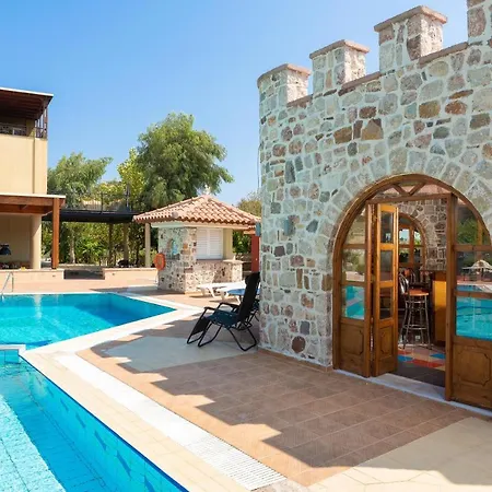 Vila Casa Loma Rhodes - Pool Vila,private Bar,organic Garden,near Airport